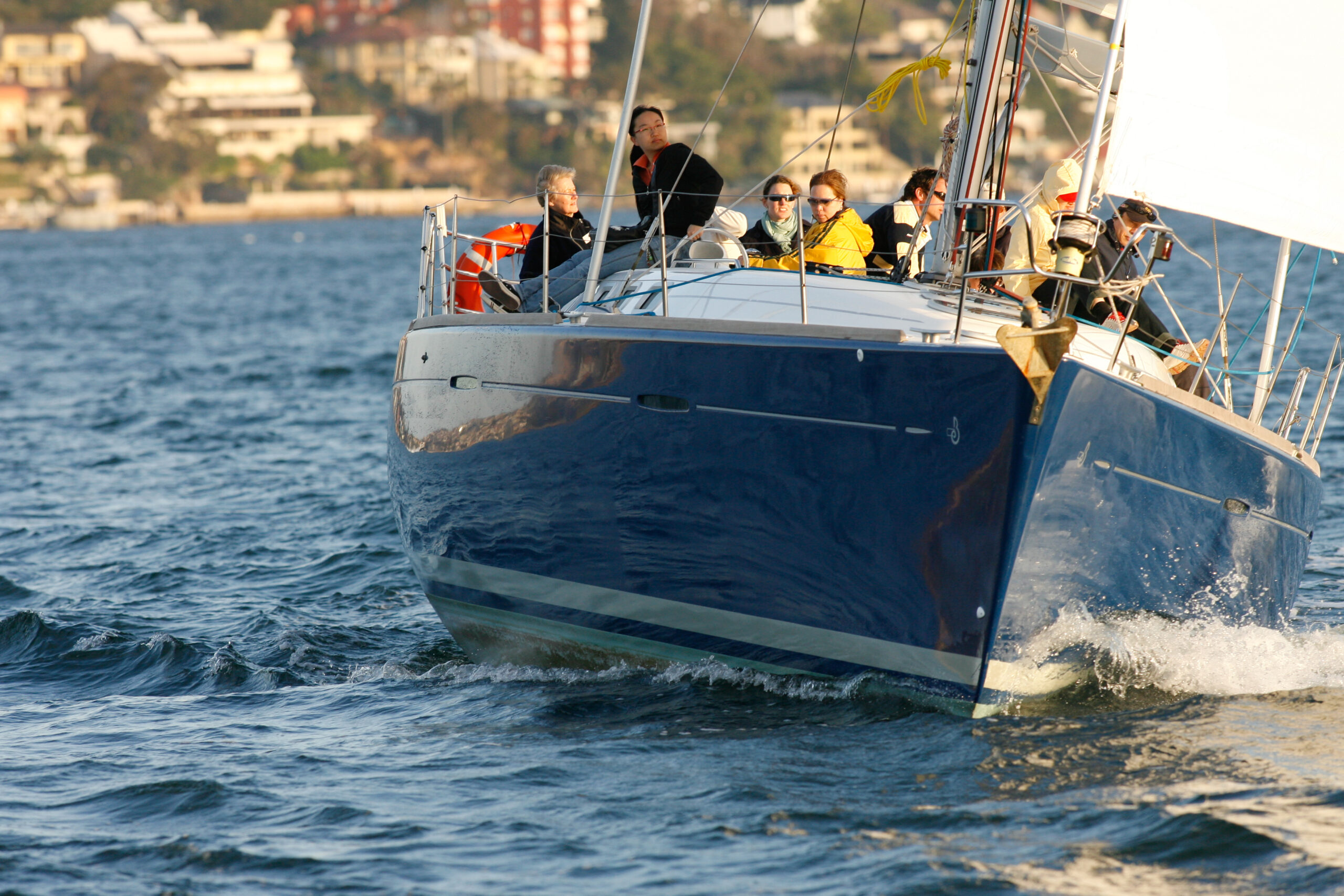 Skippered Beneteau 47.7 with crew for up to 20 passengers