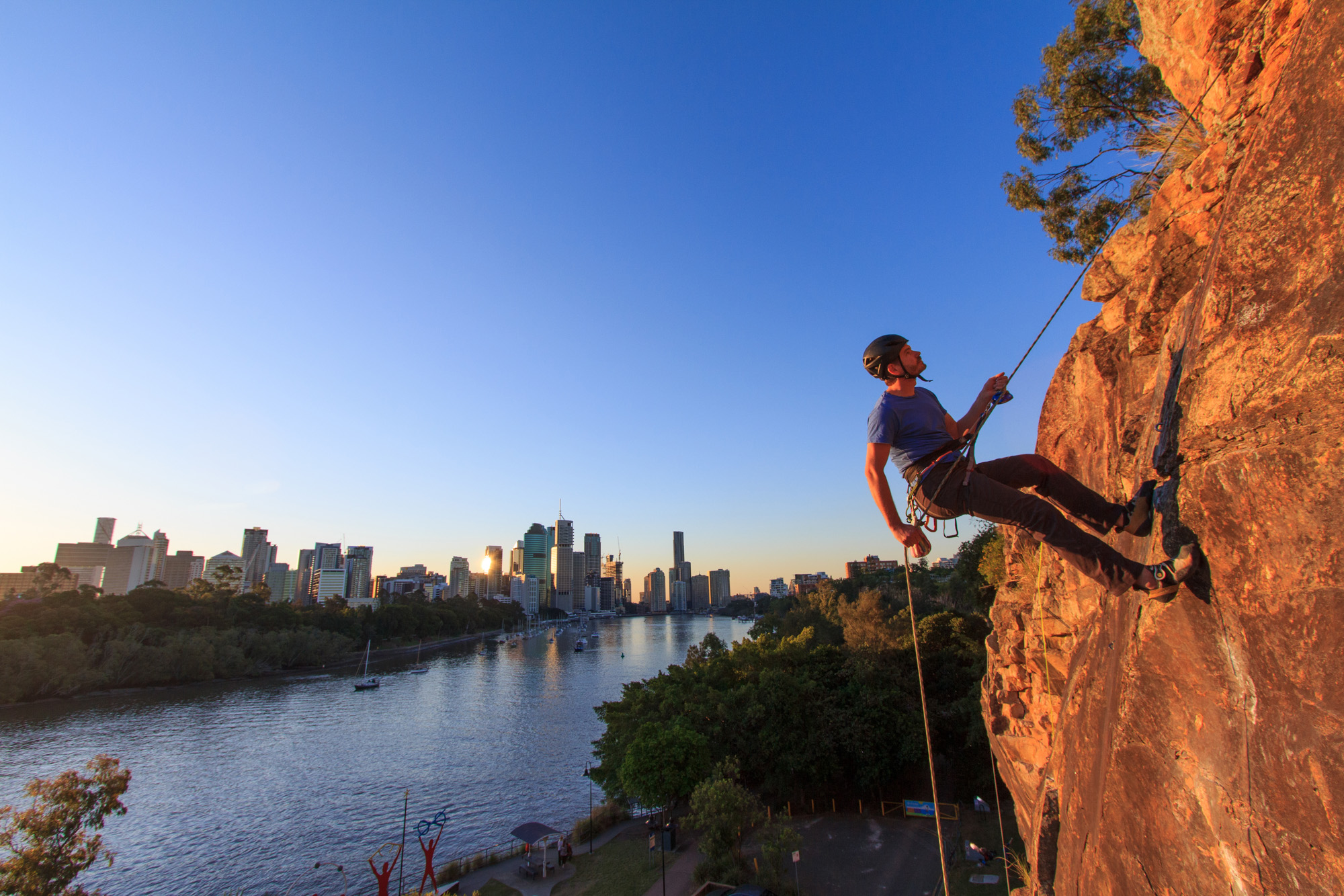 Brisbane Sunset Abseil