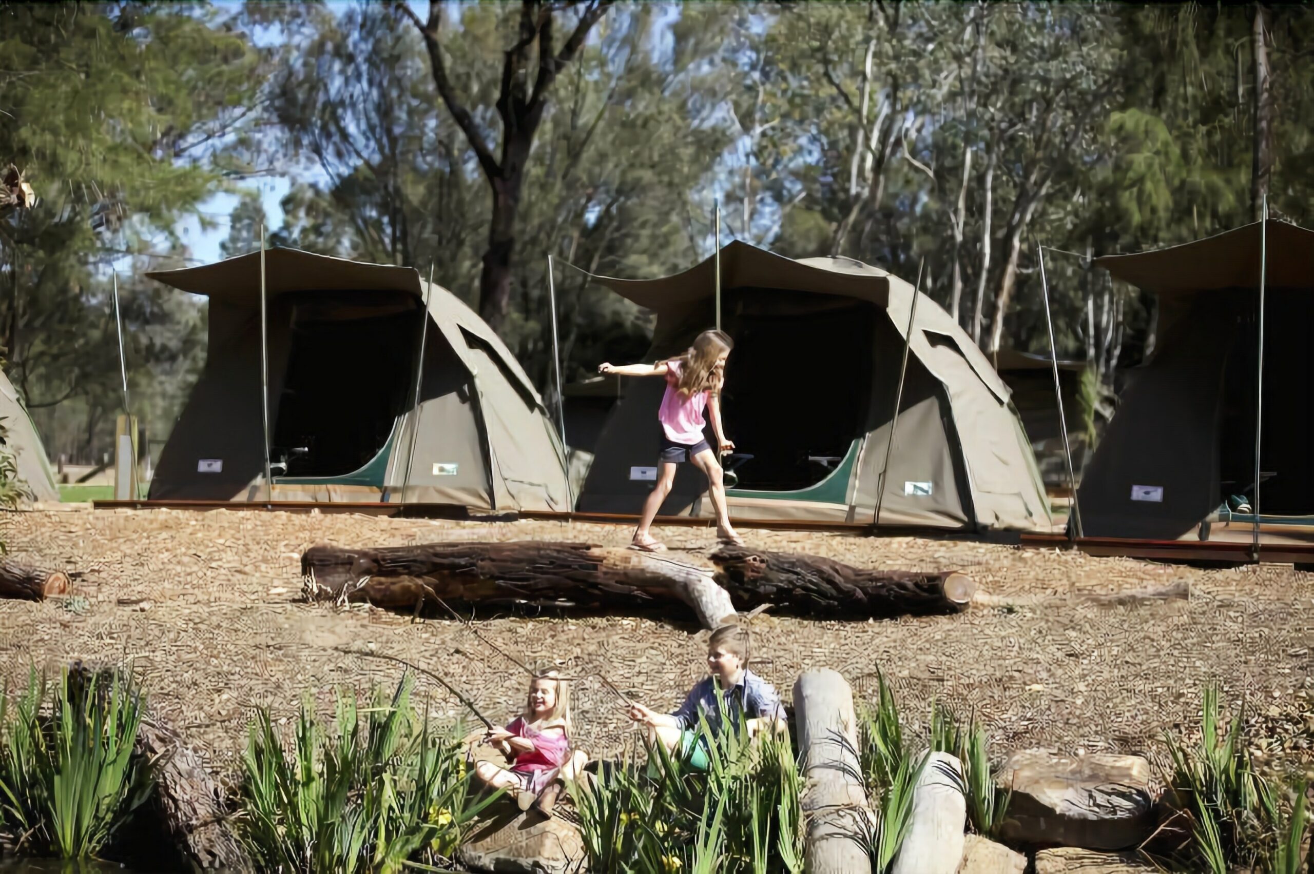 Billabong Camp at Taronga Western Plains