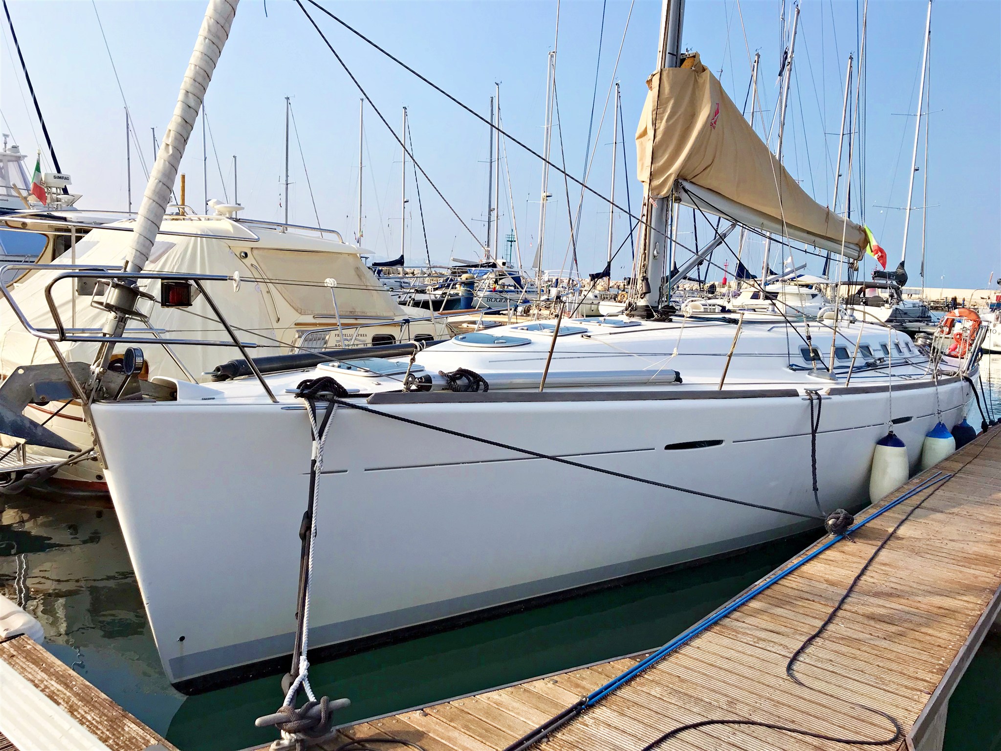 Skippered Beneteau 47.7 with crew for up to 20 passengers