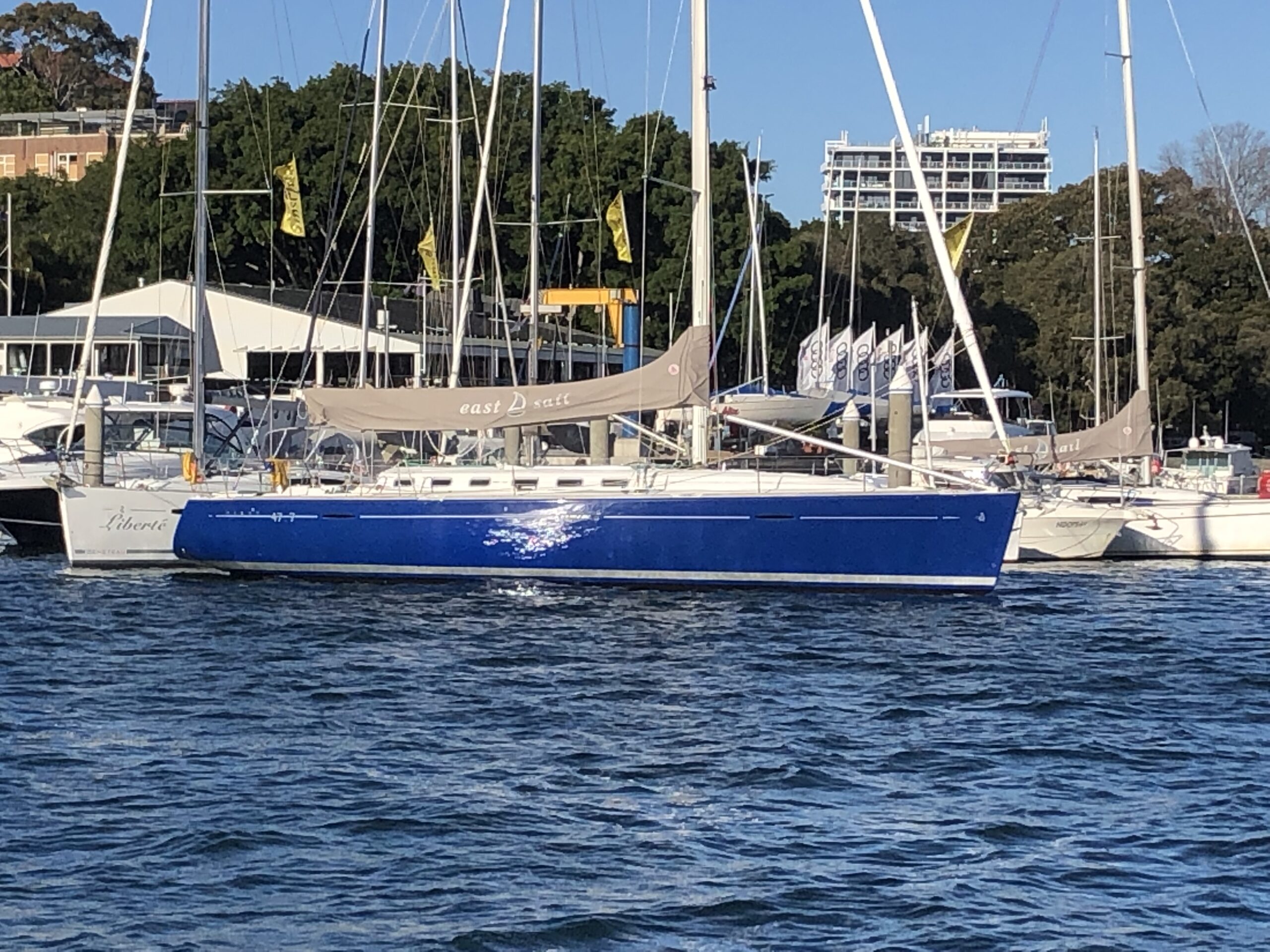 Skippered Beneteau 47.7 with crew for up to 20 passengers