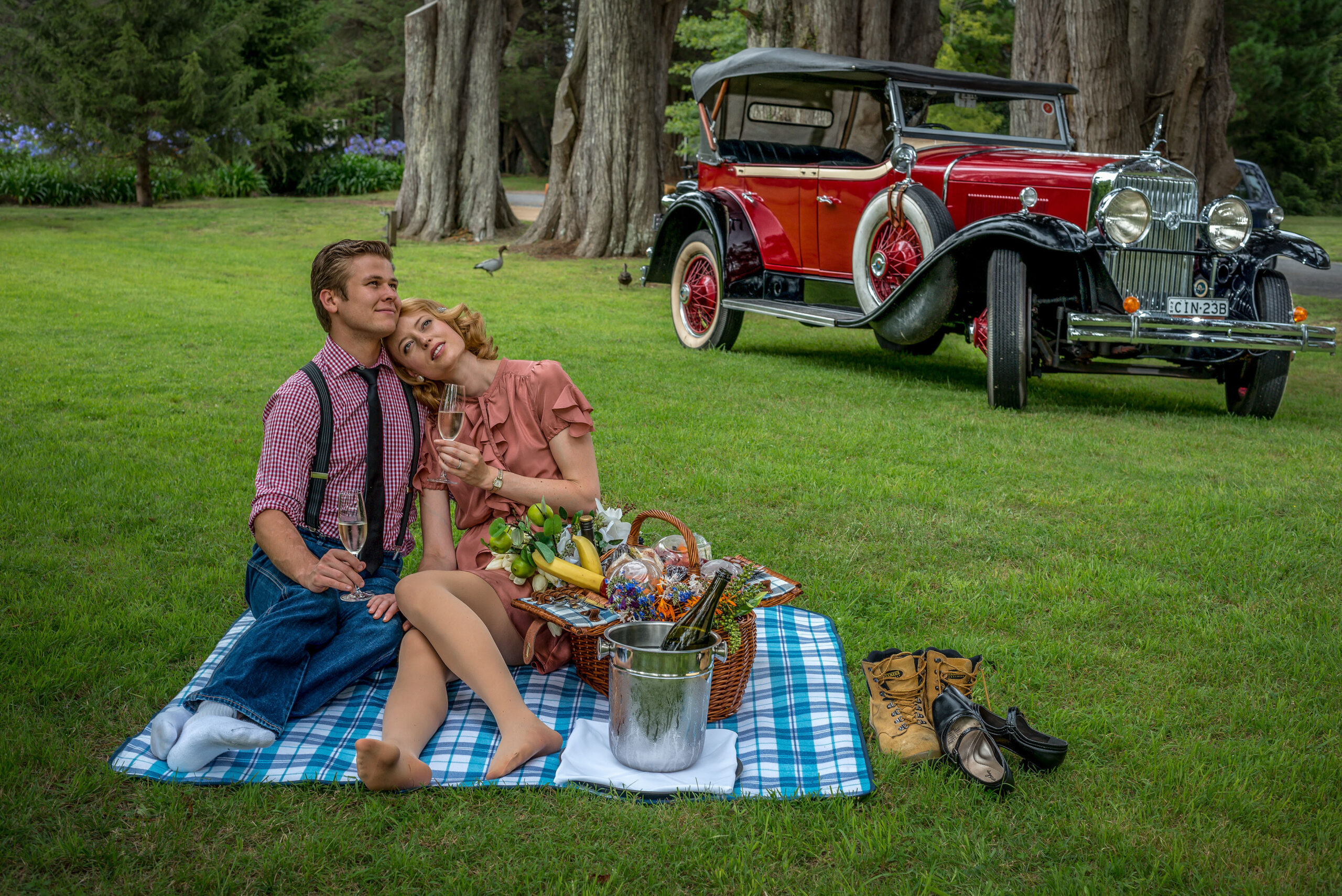 Three hour Blue Mountains Tour in one of our Vintage 1929 Cadillac LaSalles with a luxurious picnic.