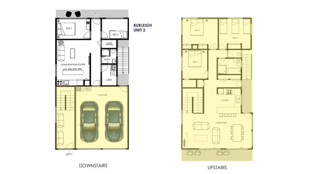 Burleigh Unit 2 -28 Clarence Street - Opposite Main Beach l Linen and Free Wifi