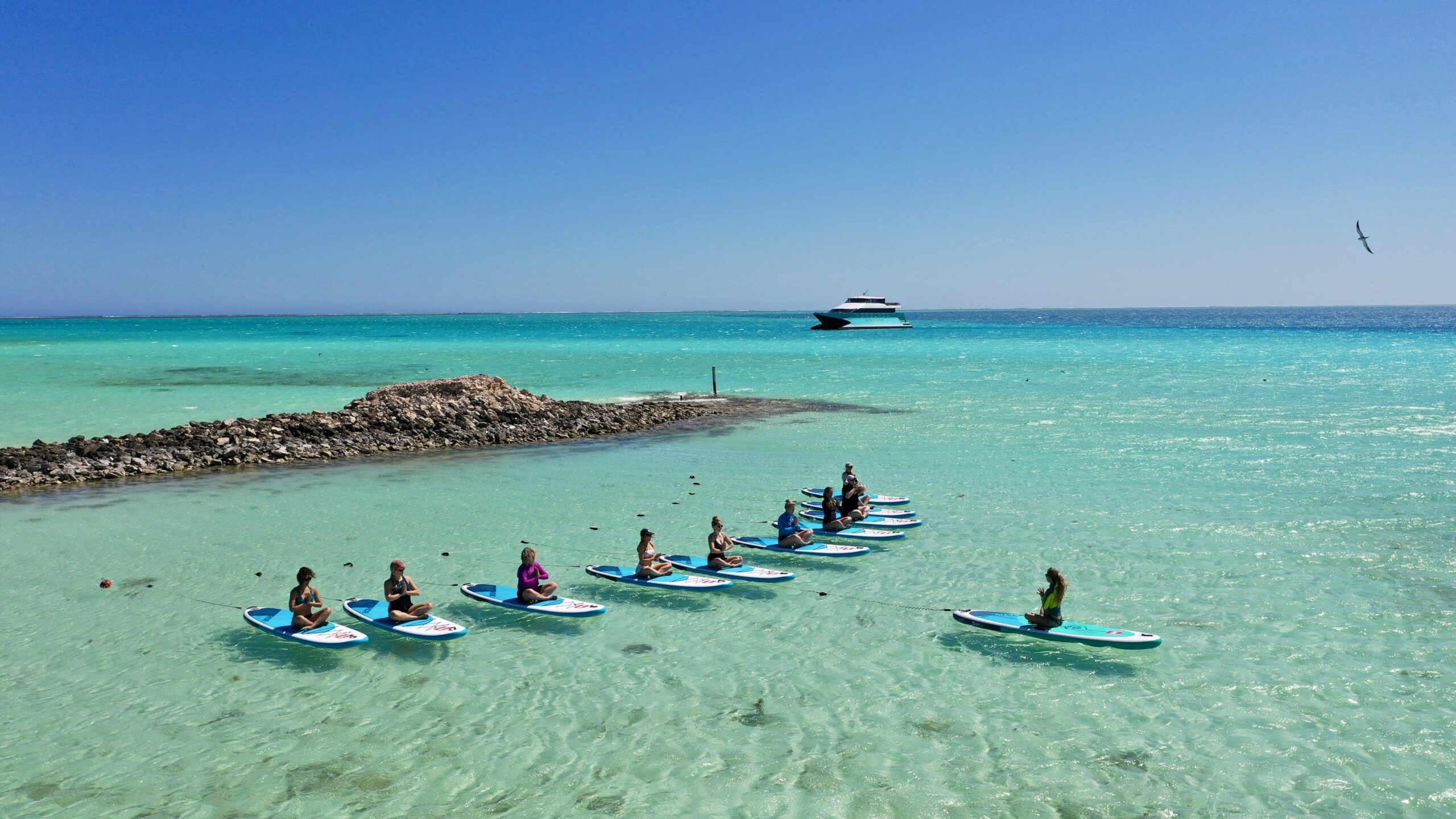 SUP Yoga Retreat at the Abrolhos Islands