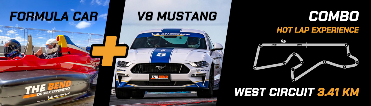 Hot Lap Experience – Formula Car and V8 Mustang Combo