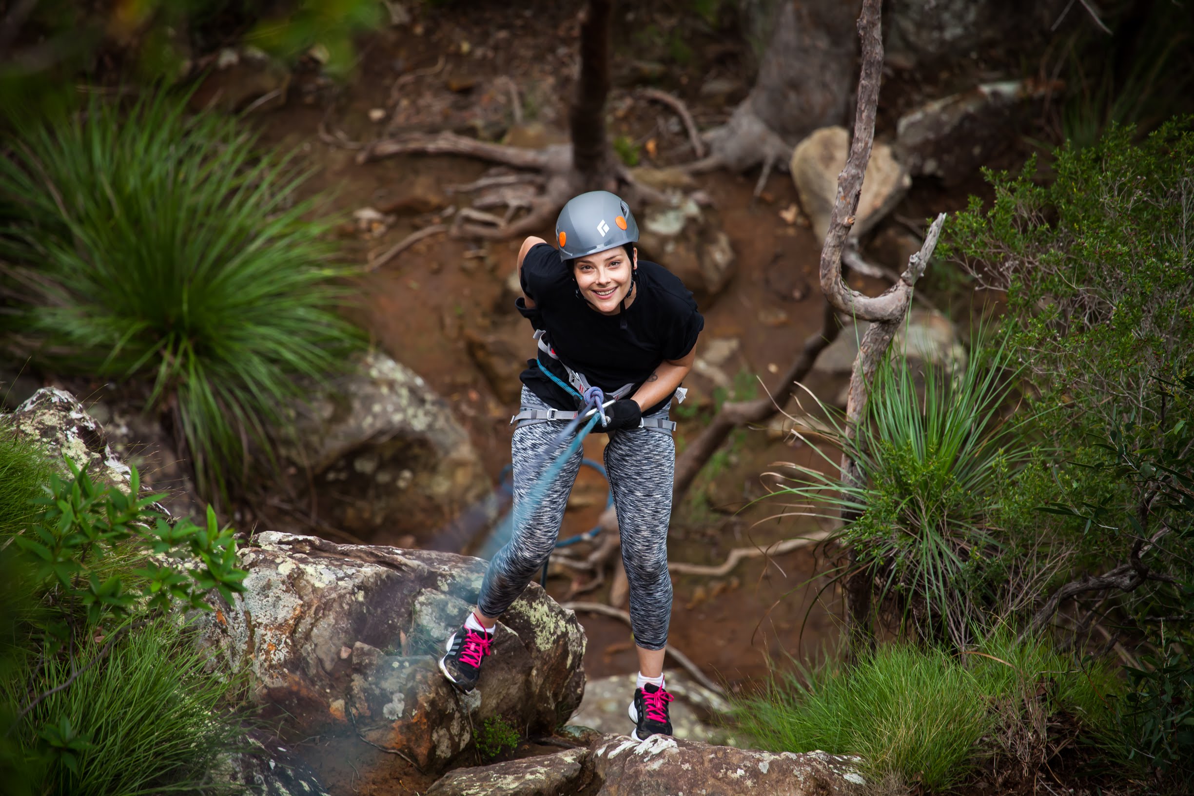 Abseiling Mount Ngungun (Glasshouse Mountains)