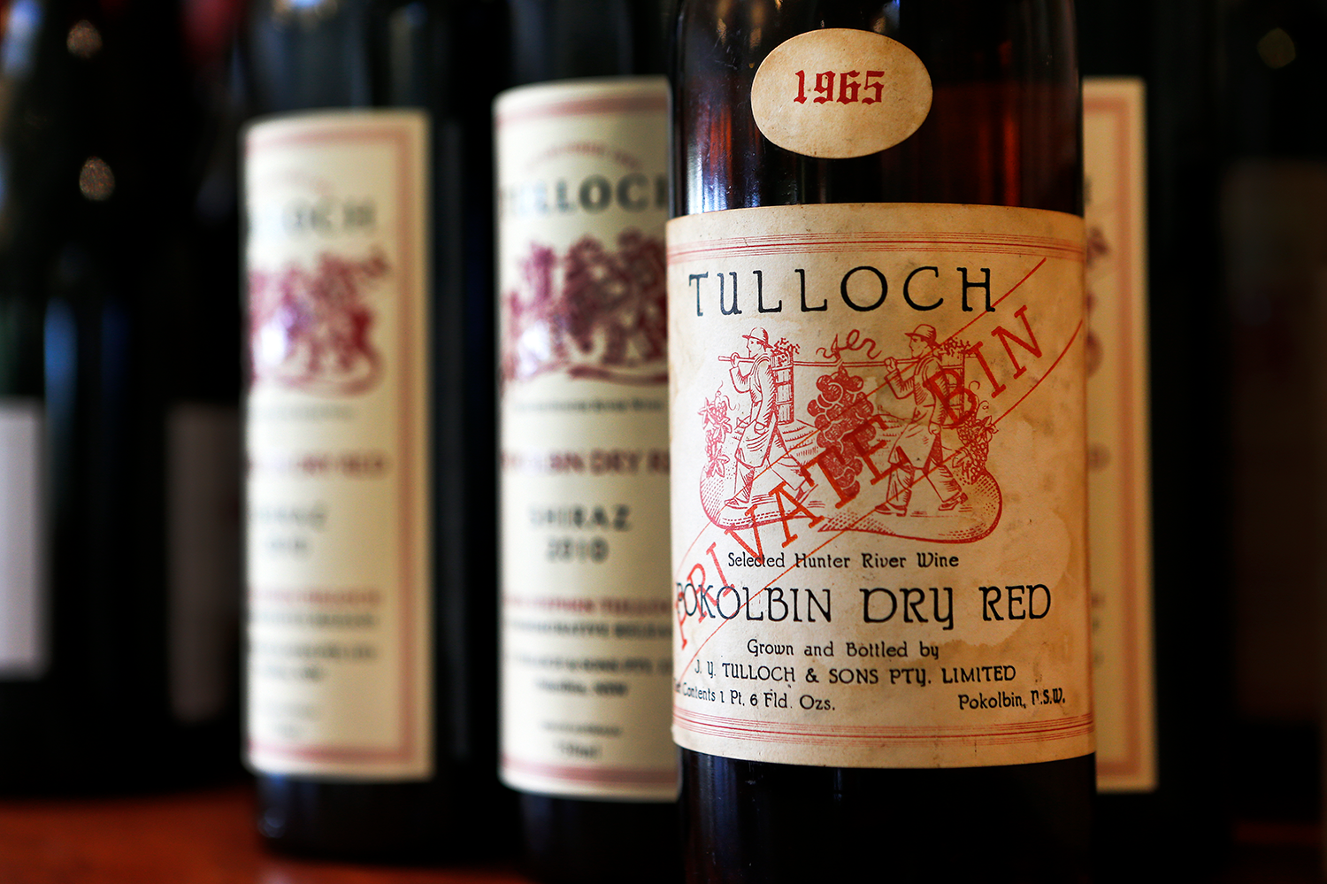 Tulloch Wines – Vertical Tasting of Pokolbin Dry Red Shiraz over 6 Vintages with Charcuterie board