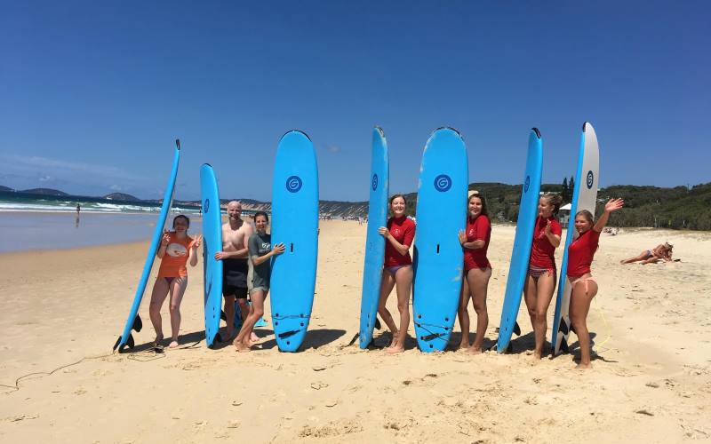Large Group Booking – Surfing Lesson