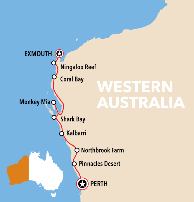 Autopia Tours: Perth to Exmouth Explorer 7 Day - Standard Double Room