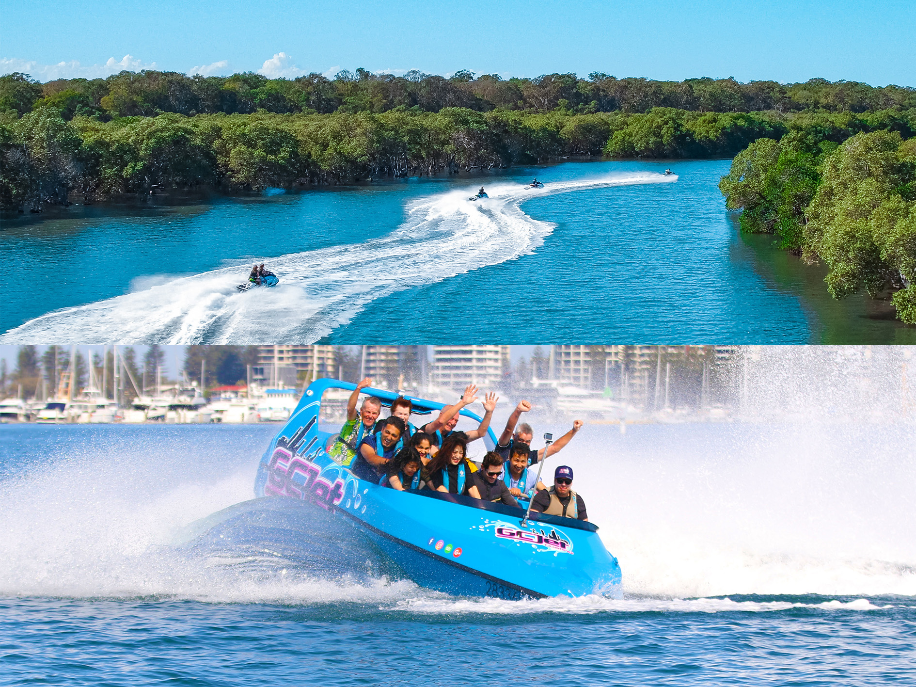 Jetboating + 1.5hr Jet Ski Safari (2ppl)