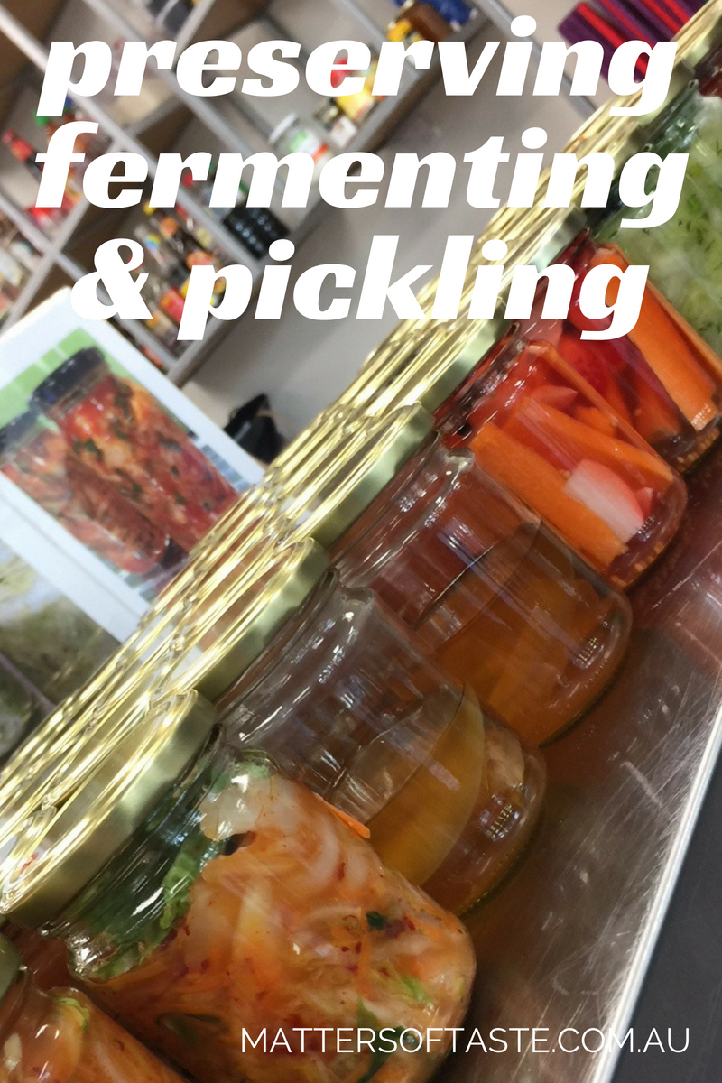 Preserving Fermenting Pickling