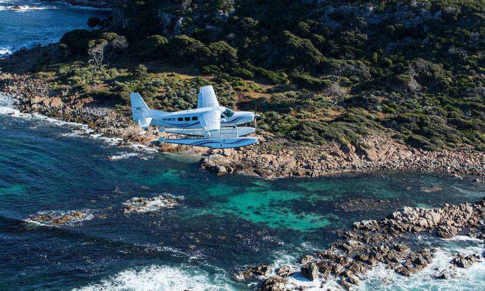 One Way Flight from Swan River to Rottnest Island