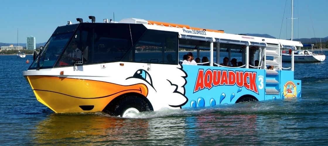 Aquaduck Gold Coast City Tour and River Cruise