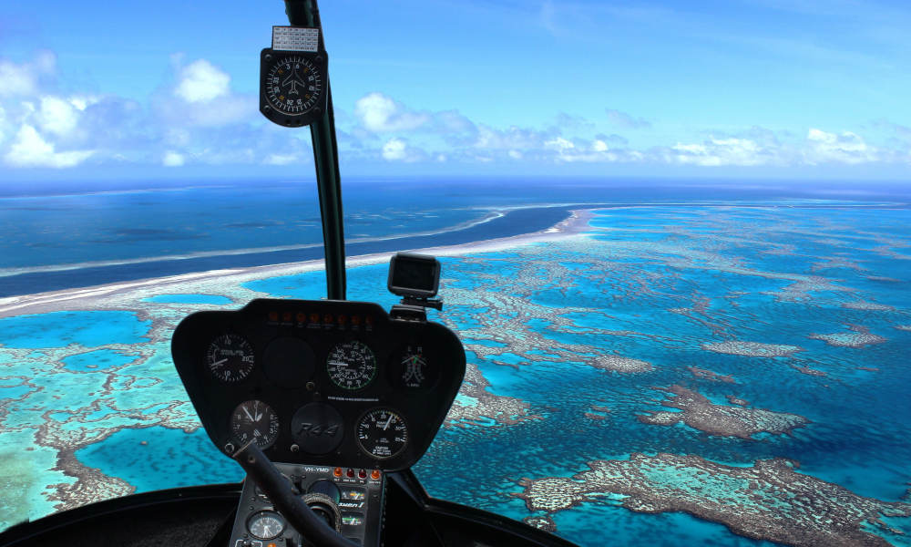 2 Hour Whitehaven Beach Helicopter Flight