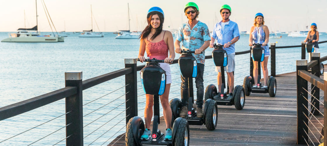 Segway Sunset and Boardwalk Tour including Dinner