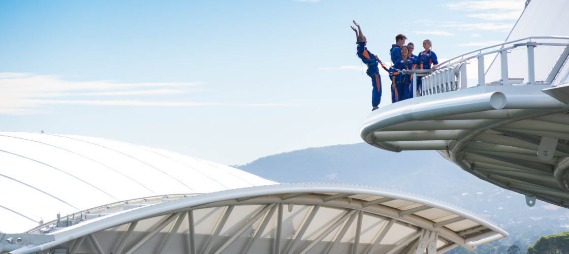 Adelaide Oval Day Roof Climb
