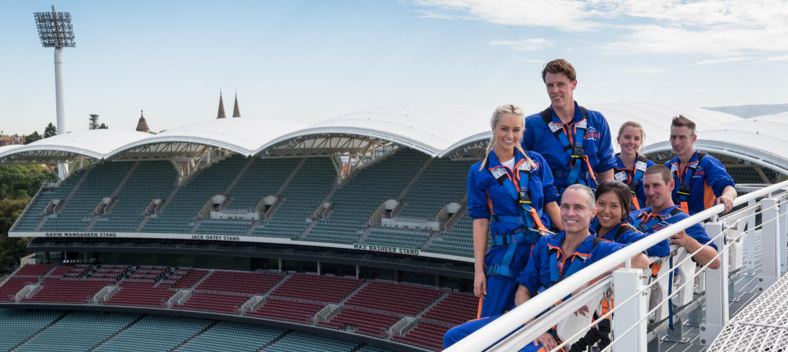 Adelaide Oval Night Roof Climb