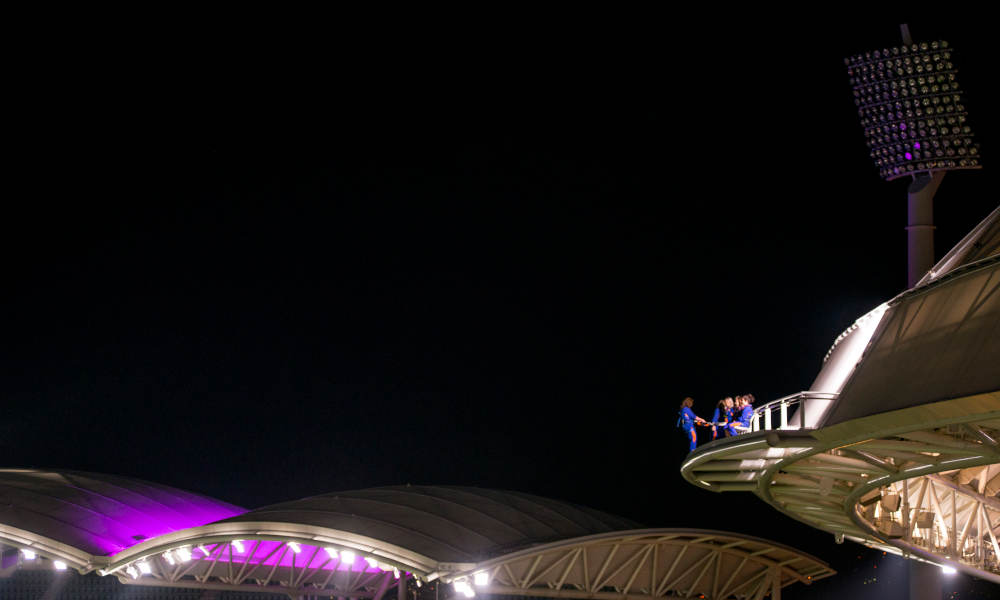 Adelaide Oval Night Roof Climb