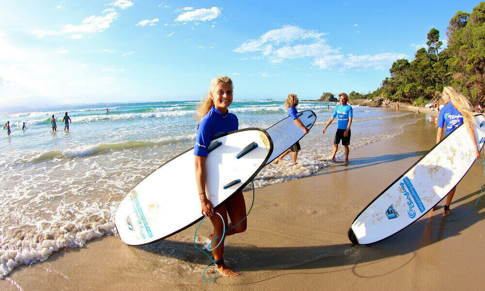 120 Minute Group Surf Lesson in Byron Bay