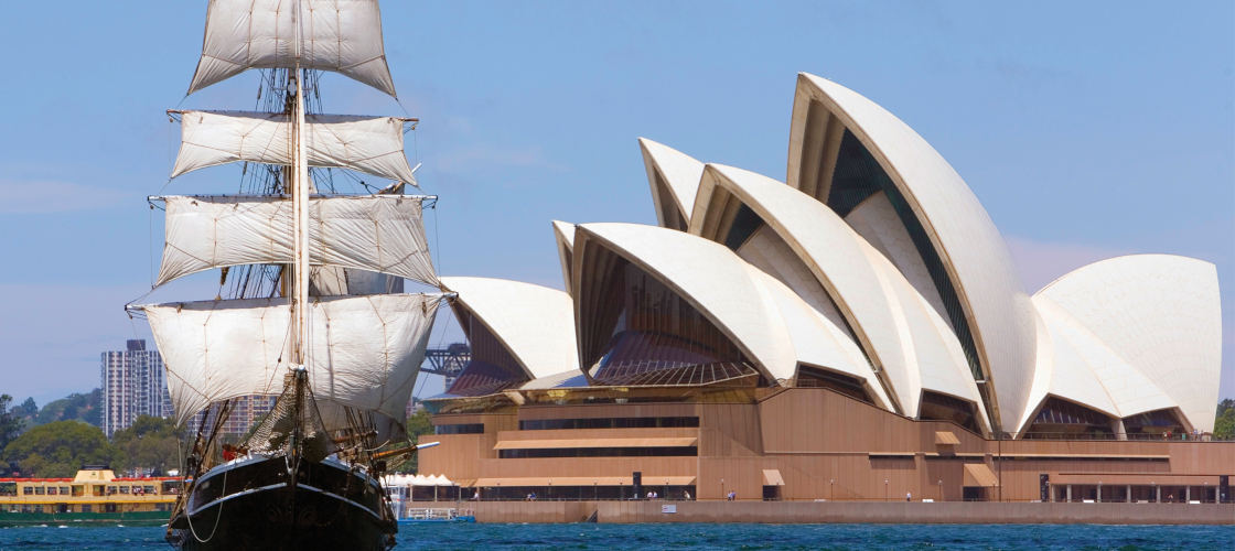 Tall Ship Wine and Canapes Evening Cruise