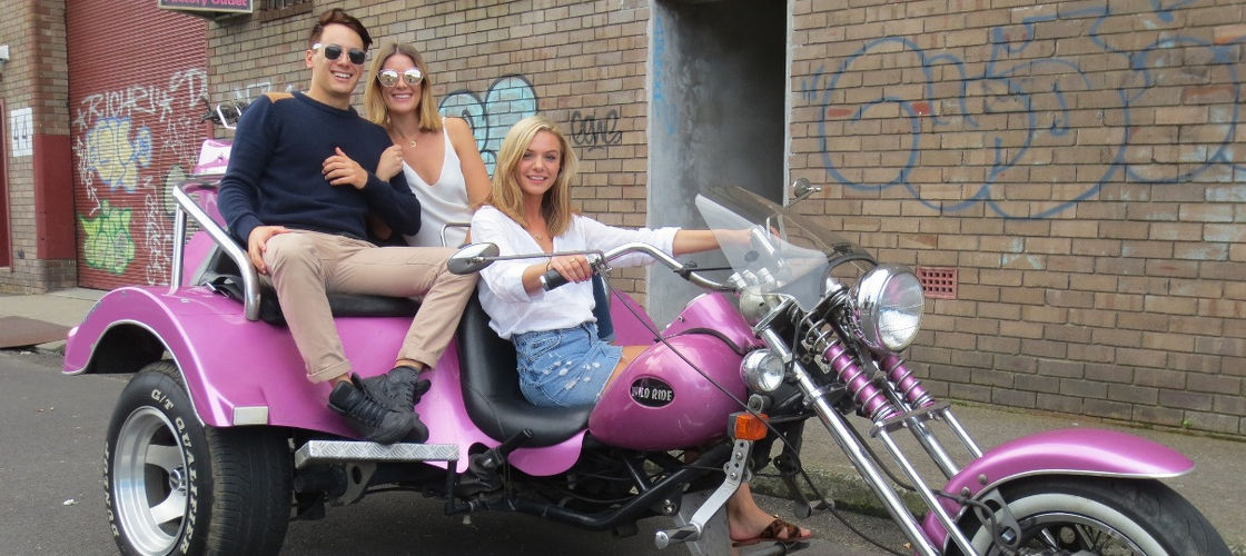 Harley Motorcycle or Chopper 4 Trike Sydney City Tour