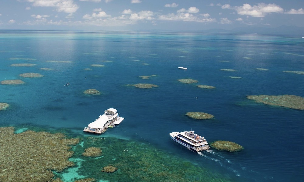 Great Barrier Reef Cruise to Great Adventures Pontoon