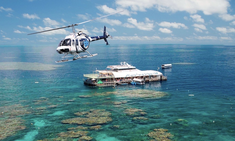 Great Barrier Reef Cruise to Reef Magic Cruises Pontoon