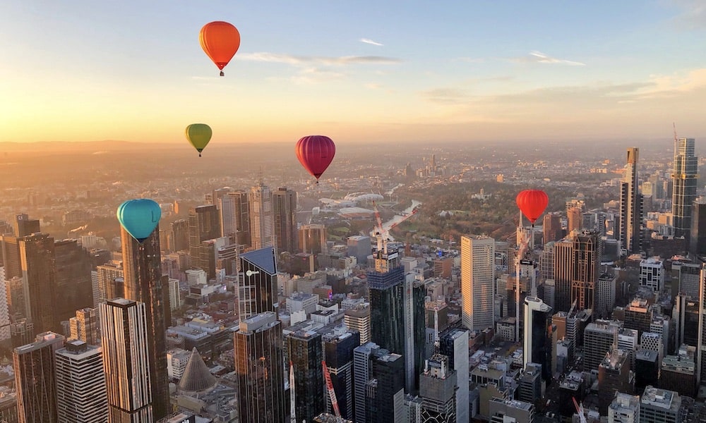 Melbourne City Balloon Flight