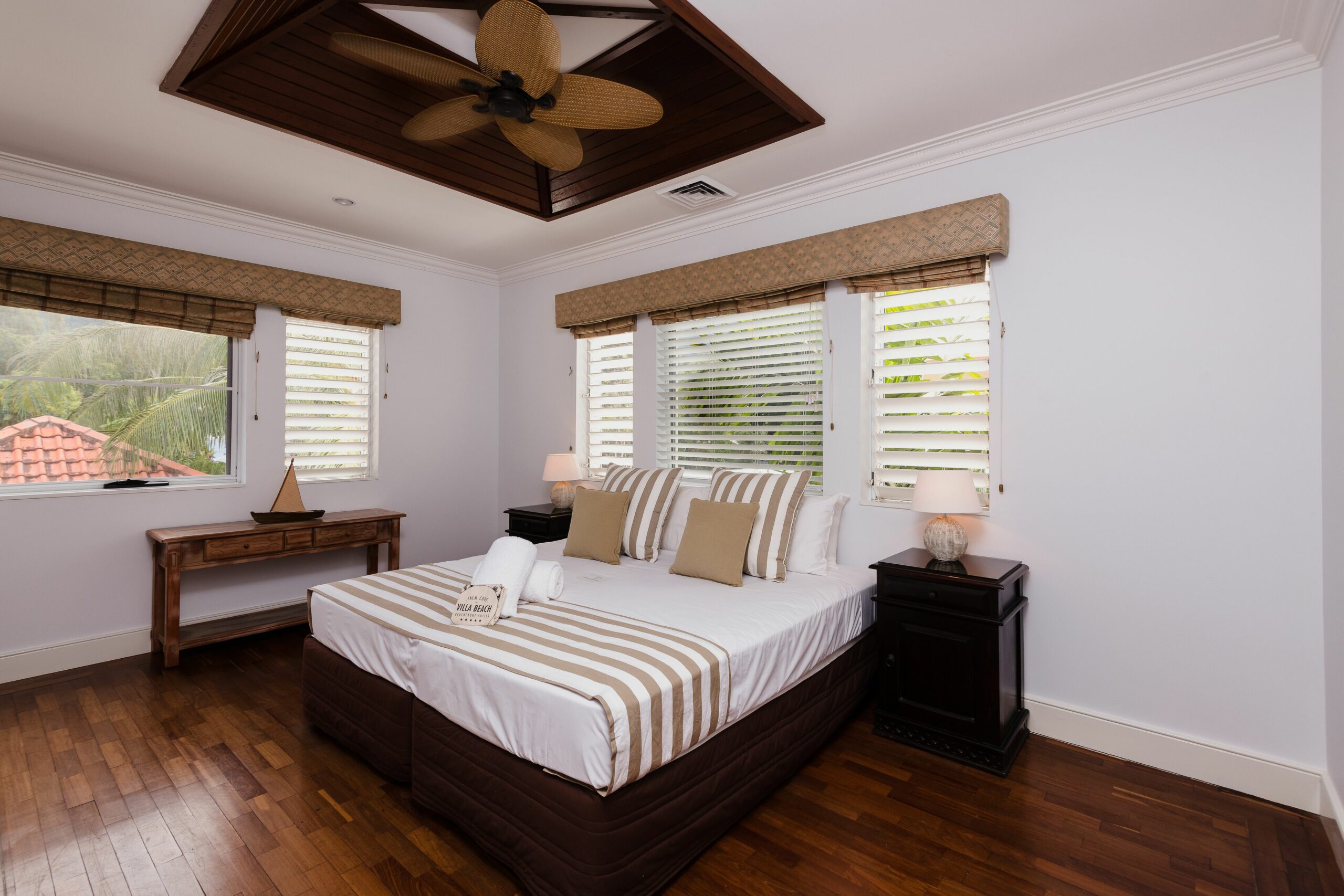 Luxury suite offering beachfront views of the sea from your own private balcony