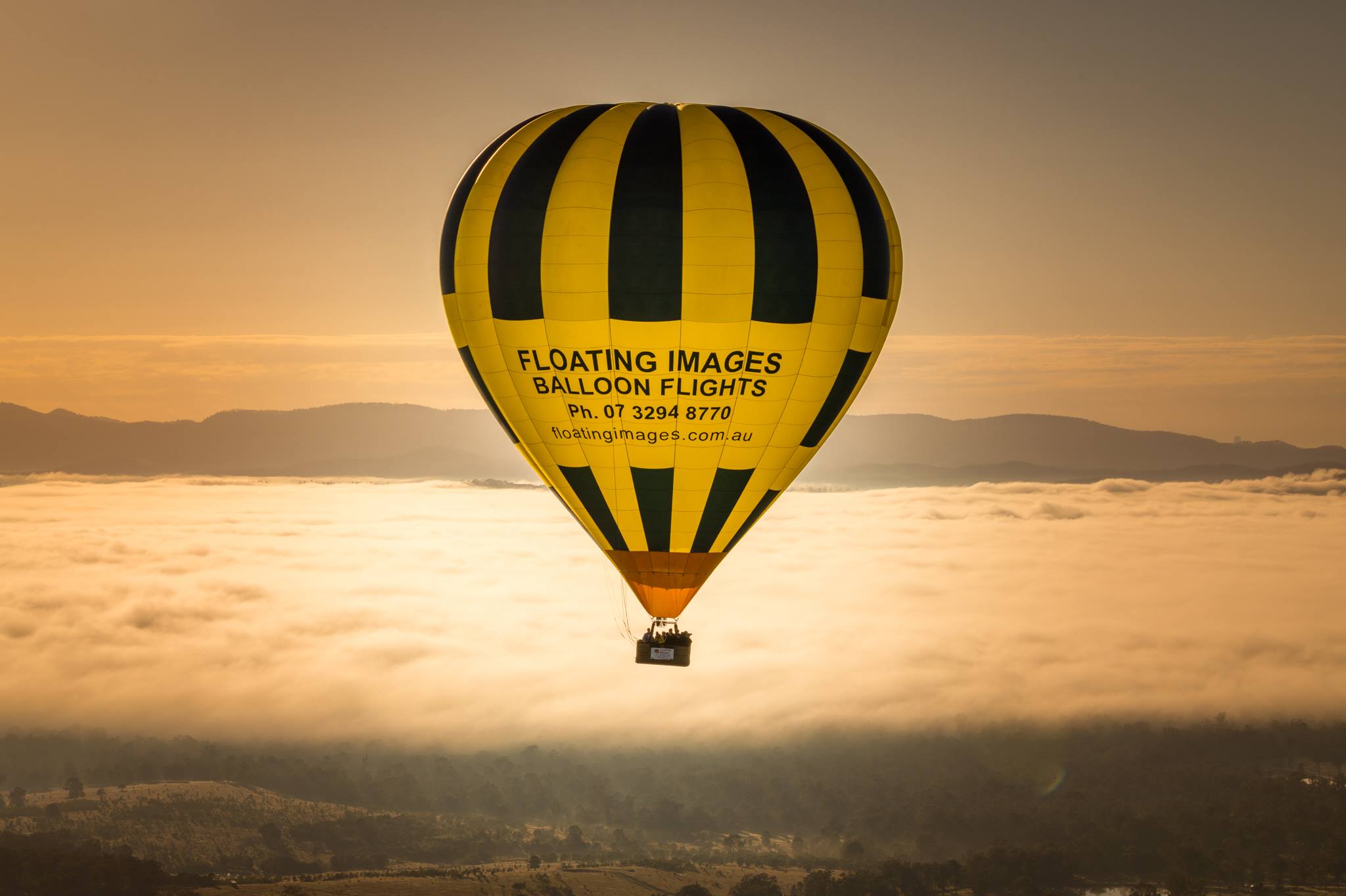 1C. 大布里斯班观景热气球飞行套餐 -1小时飞行、早餐及自驾 [Greater Brisbane Scenic Hot Air Balloon Flight Package - 1 Hour Flight, Breakfast & Self Drive]