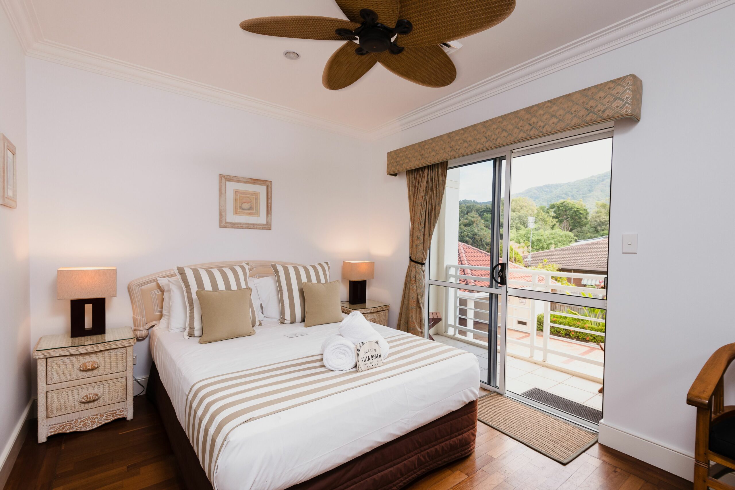 Luxury suite offering beachfront views of the sea from your own private balcony