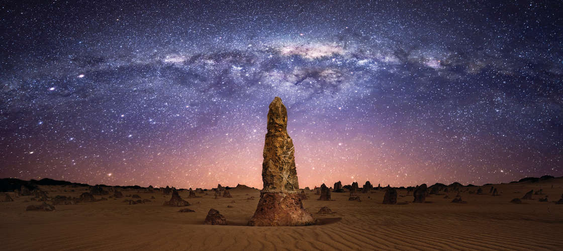 Pinnacles Sunset Dinner and Stargazing Tour From Perth