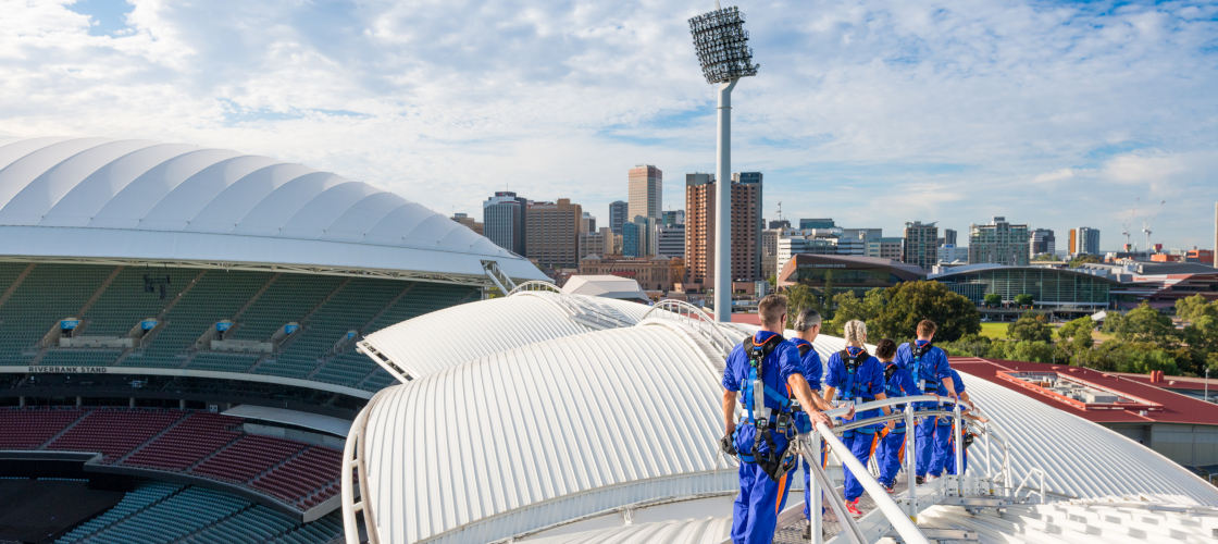 Adelaide Oval Day Roof Climb