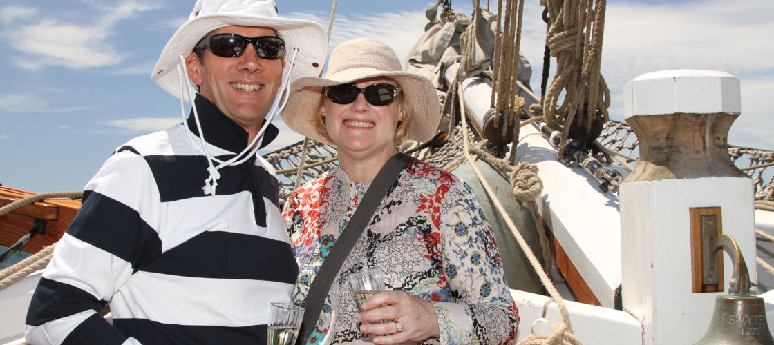 Tall Ship Wine and Canapes Evening Cruise
