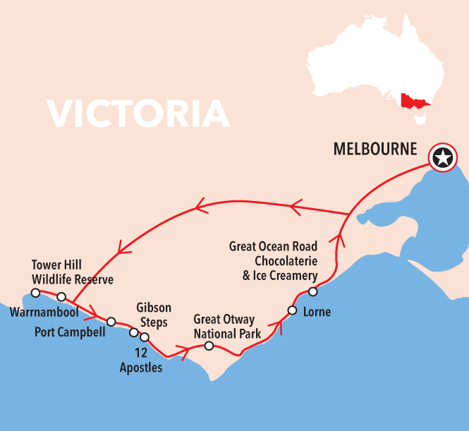 Autopia Tours: Great Ocean Road 2 Day - Basic Dormitory Share