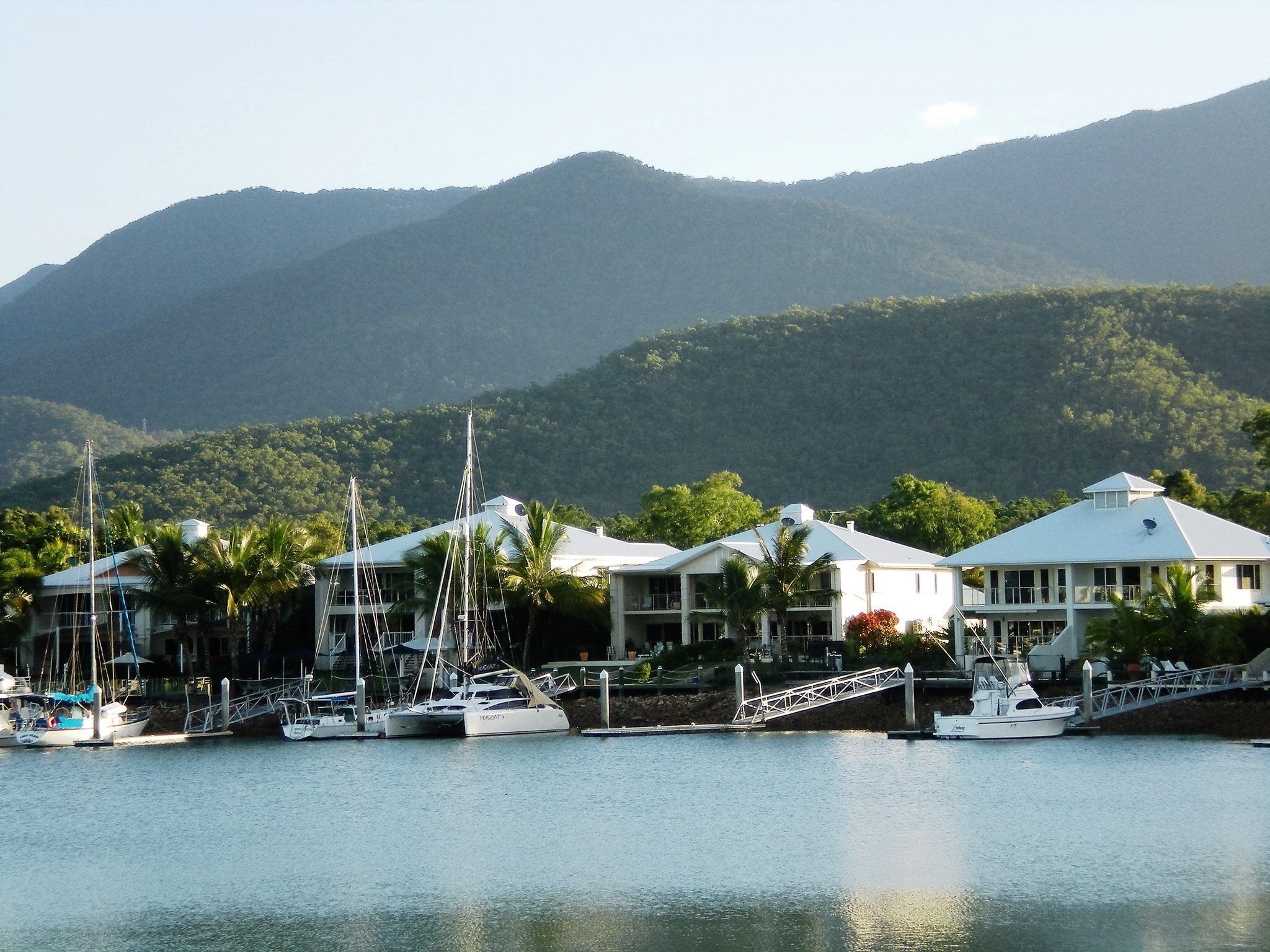 Waterfront unit on the Marina