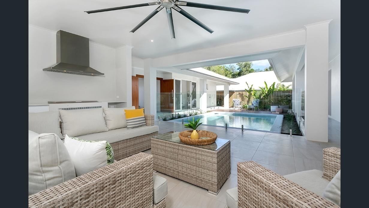 Private pool oasis in Palm Cove