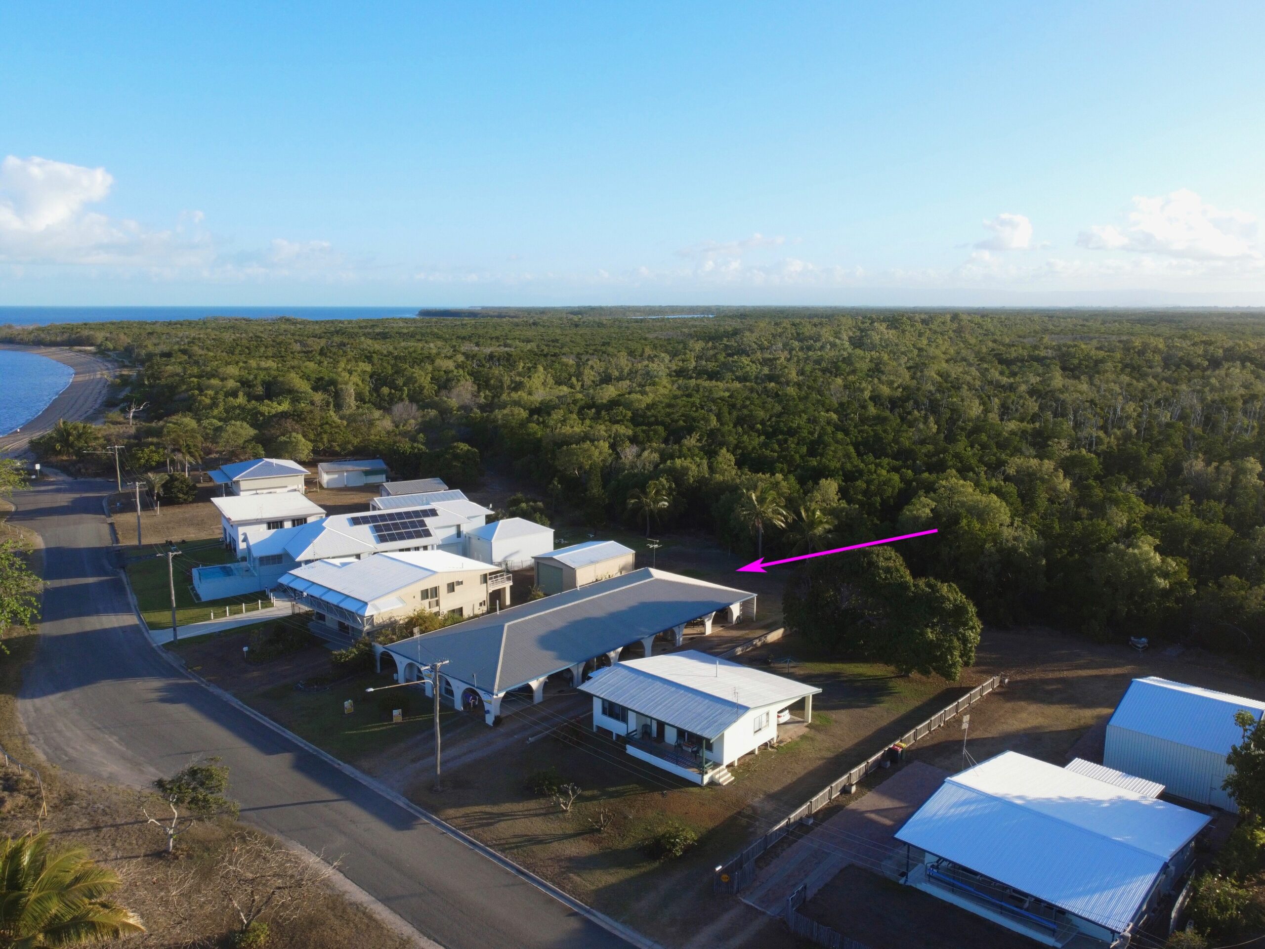 Lucinda Beachfront  with off street parking for cars and boats