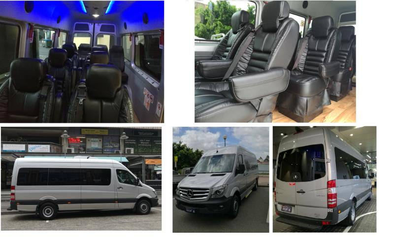 12s Benz sprinter mini bus Airport Transfer in Sydney