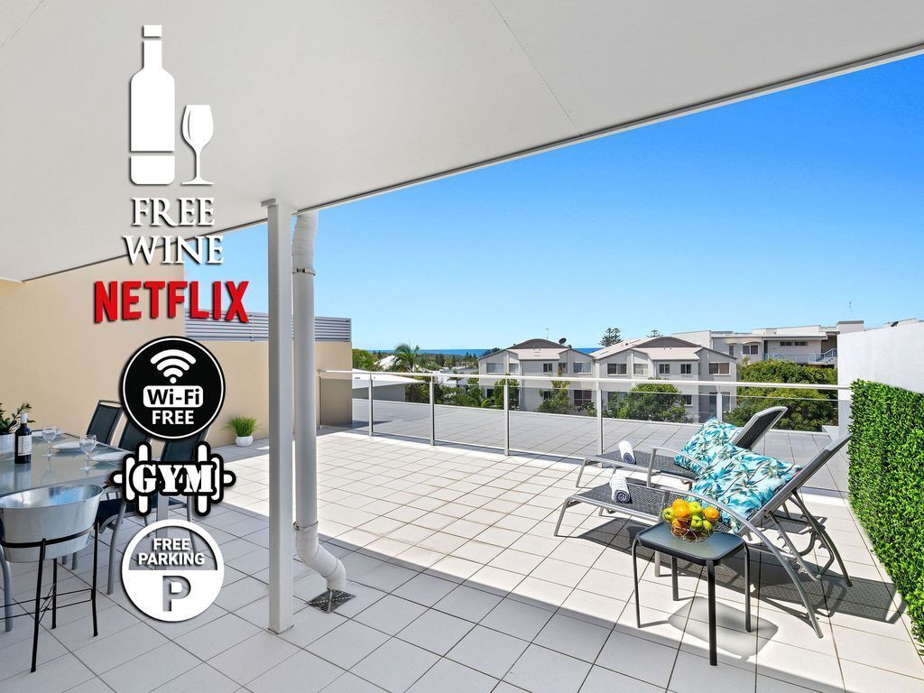 3BR Coolum Beach Rooftop Terracespatennispool