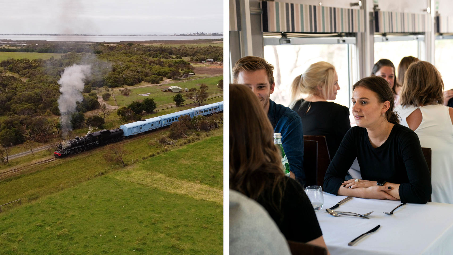 Q Class – Table for 4 (departs Queenscliff – Steam)