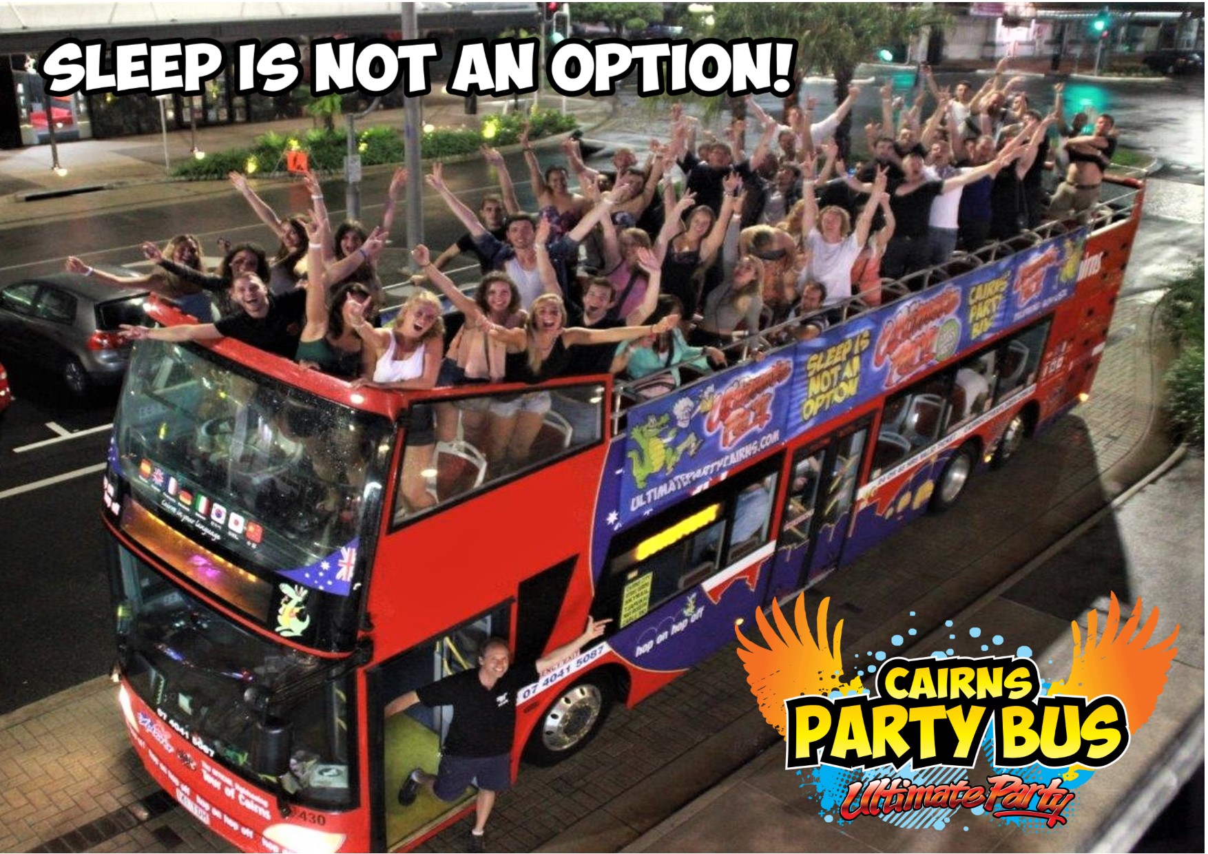 New Years Eve Party Cairns, Fireworks Pub Crawl (Tour 2) 2023/24