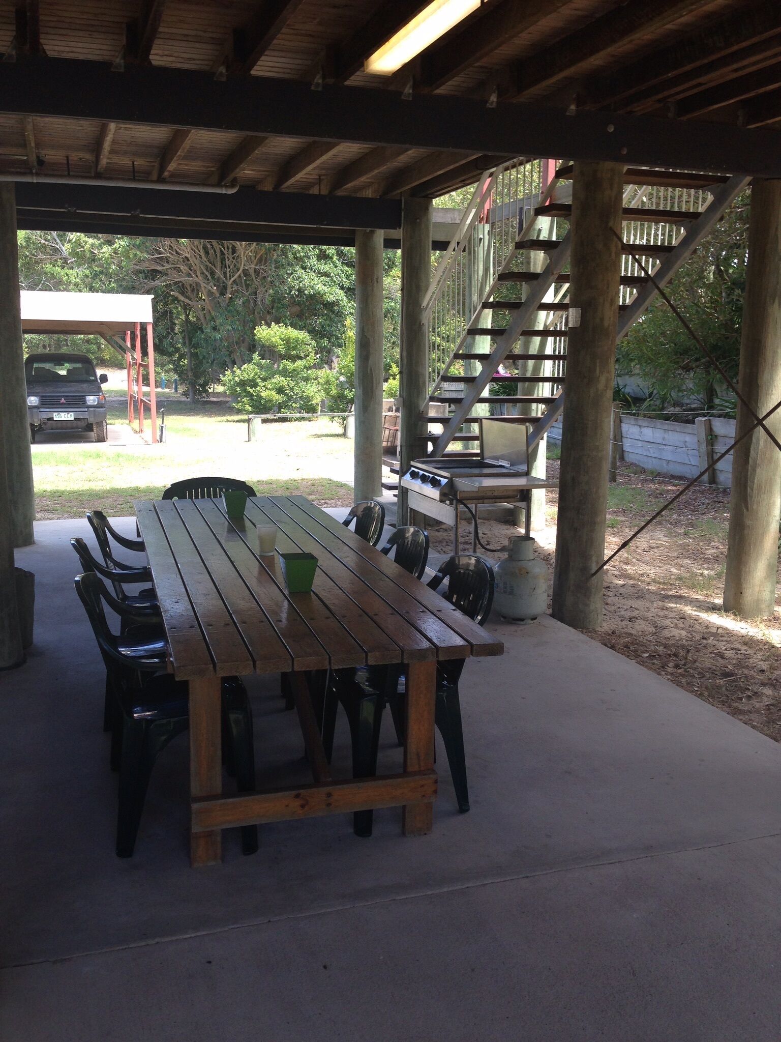 Hornblowers on Fraser Island. Eurong Second Valley close to Ocean Beach.