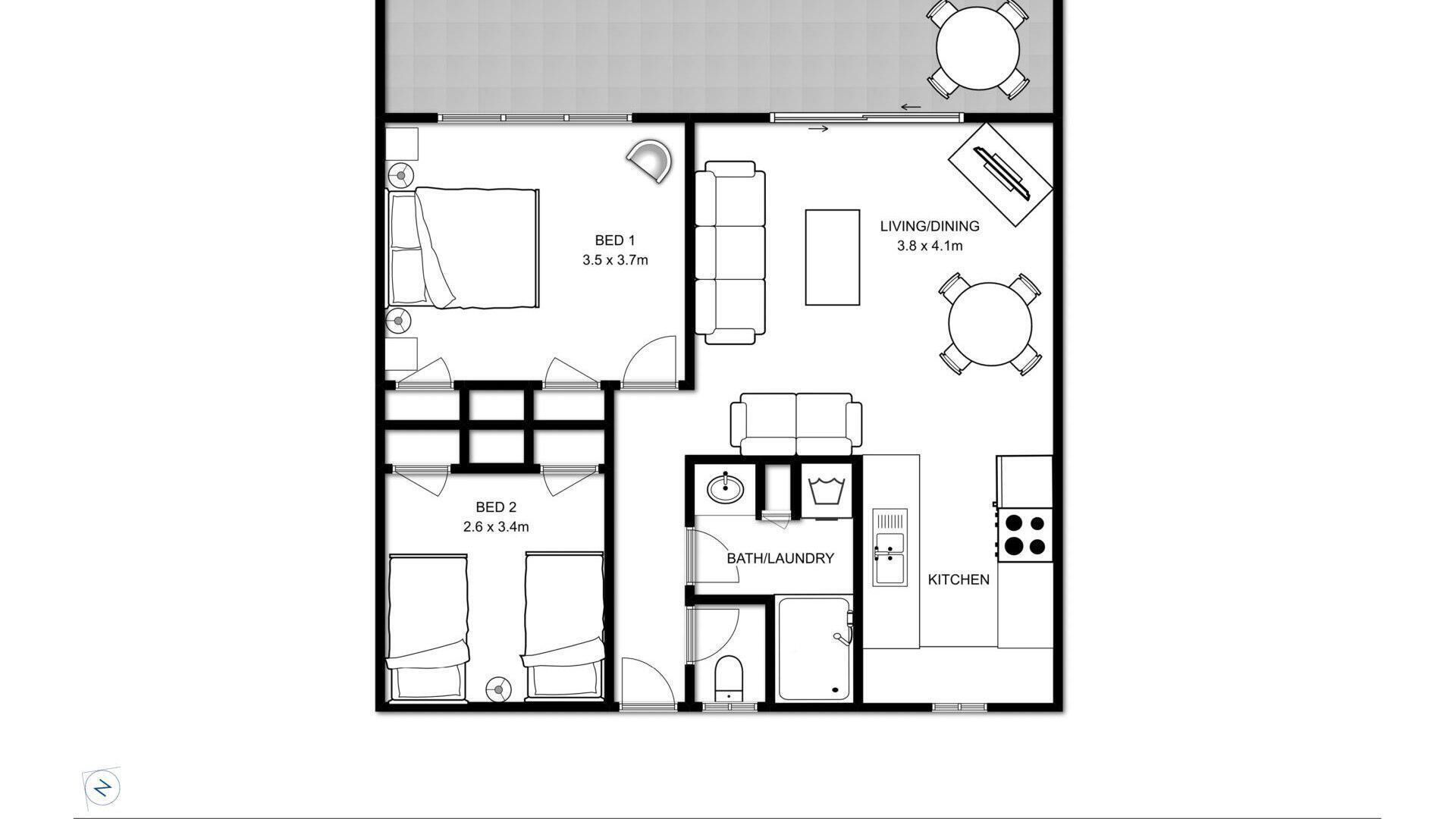 Craigmore On The Beach Unit 4 - Ground Floor