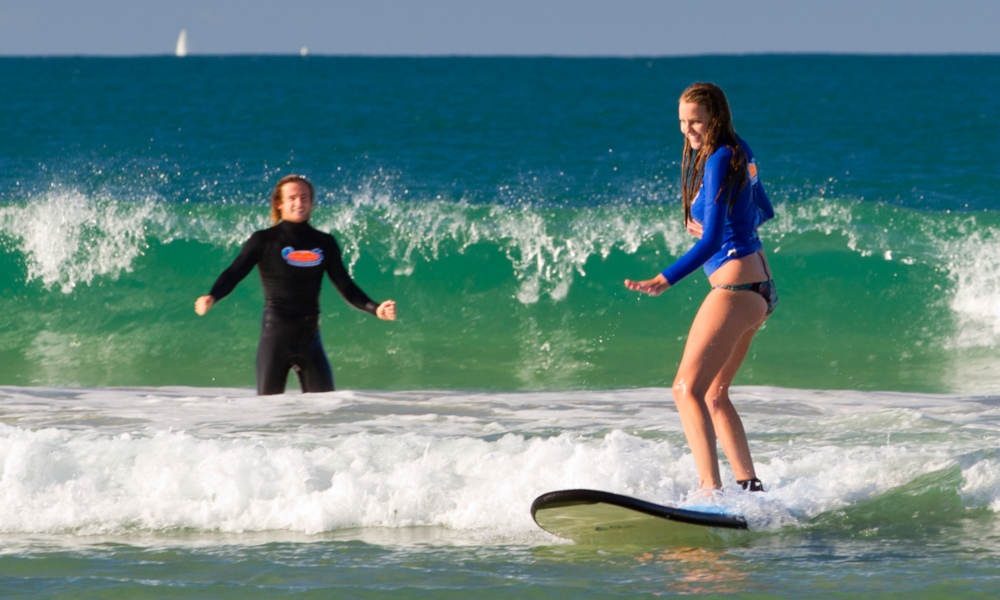 Learn to Surf at Broadbeach