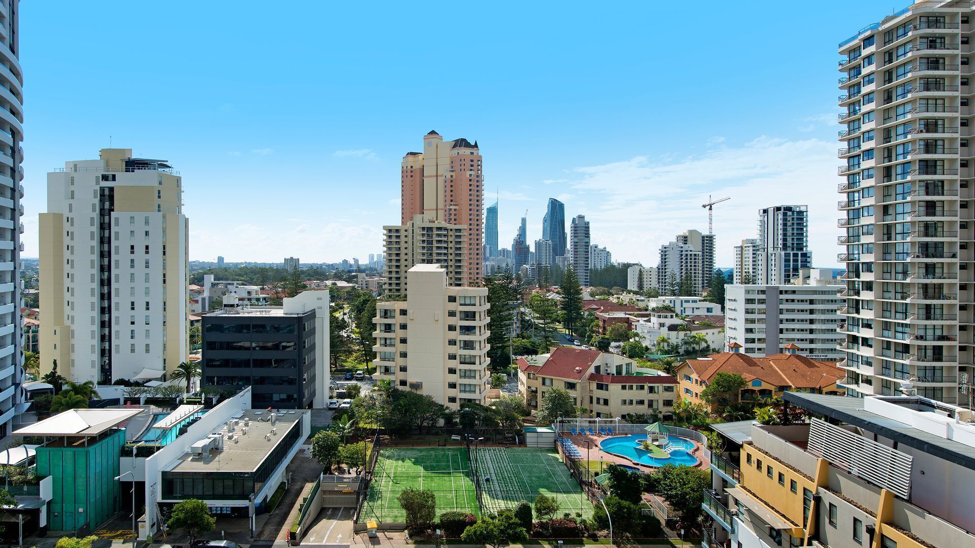 Victoria Square 2 Bed Ocean View Broadbeach