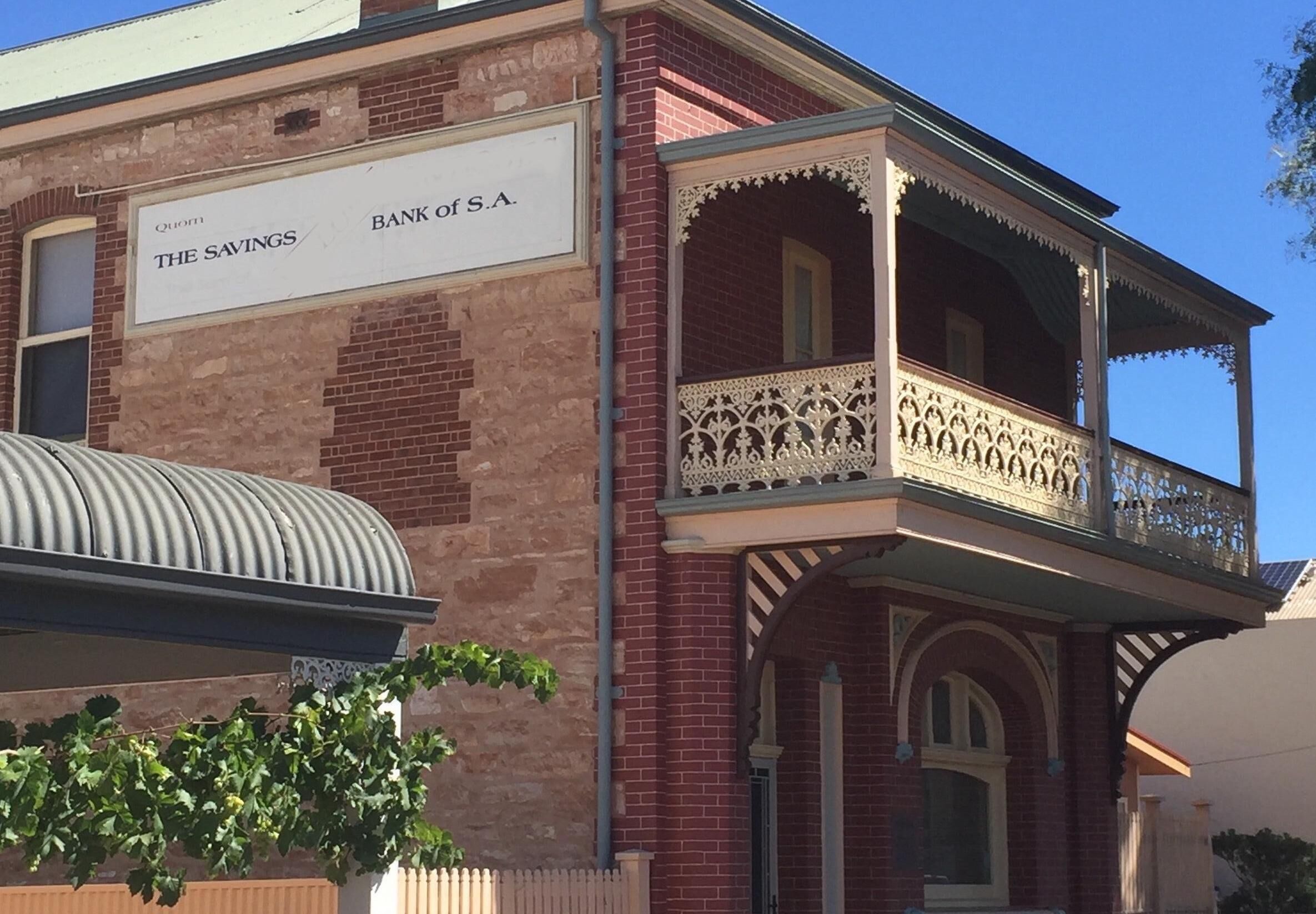Savings Bank of South Australia - Old Quorn Branch