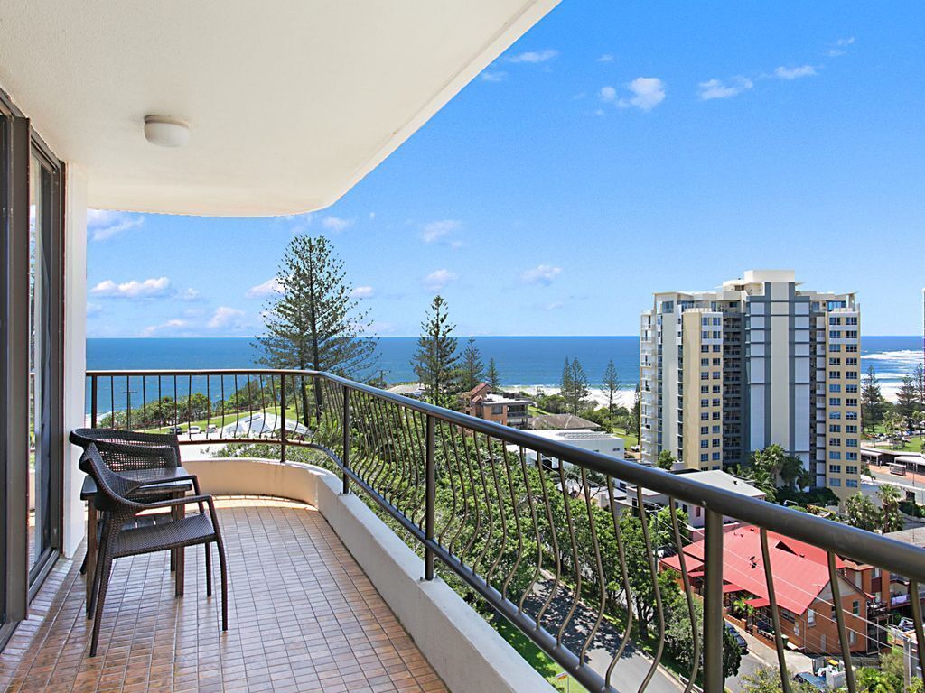 Chateau Royale Unit 34 Balcony with ocean views and overlooking Coolangatta