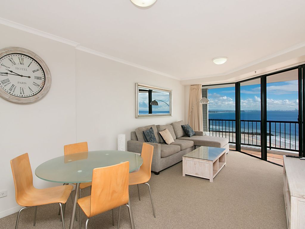 Calypso Tower Unit 1603 2 bedroom apartment with stunning ocean views in central Coolangatta