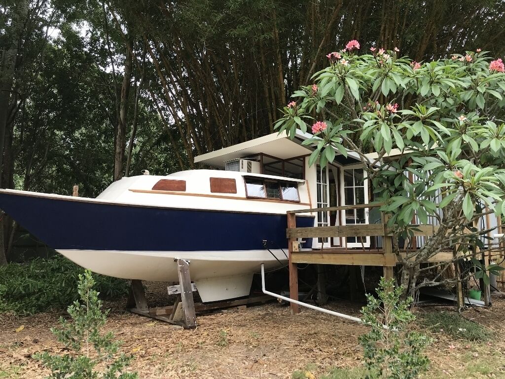 Tiny boathouse private eco-retreat